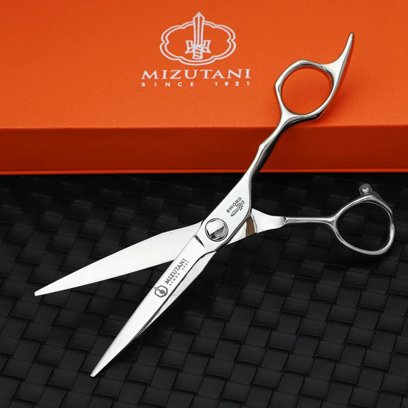 Mizutani new CNC scissors 6-6.3-6.7-7inch bearings screw Thin scissors for haircuts Salon Professional Hairdressing Tools