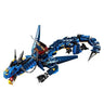 Animated Film Movie Jay's Blue Mecha Dragon Of Thunder And Storm Blue Building Blocks With Figure Toys Gifts For Adult Kids Boys