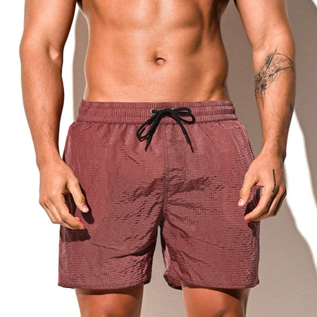 Desmiit Boardshorts Quick Dry Swimwear Men Swim Shorts Mens Beach Surfing Board Sport Shorts Man Swimming Trunks Mesh Lined