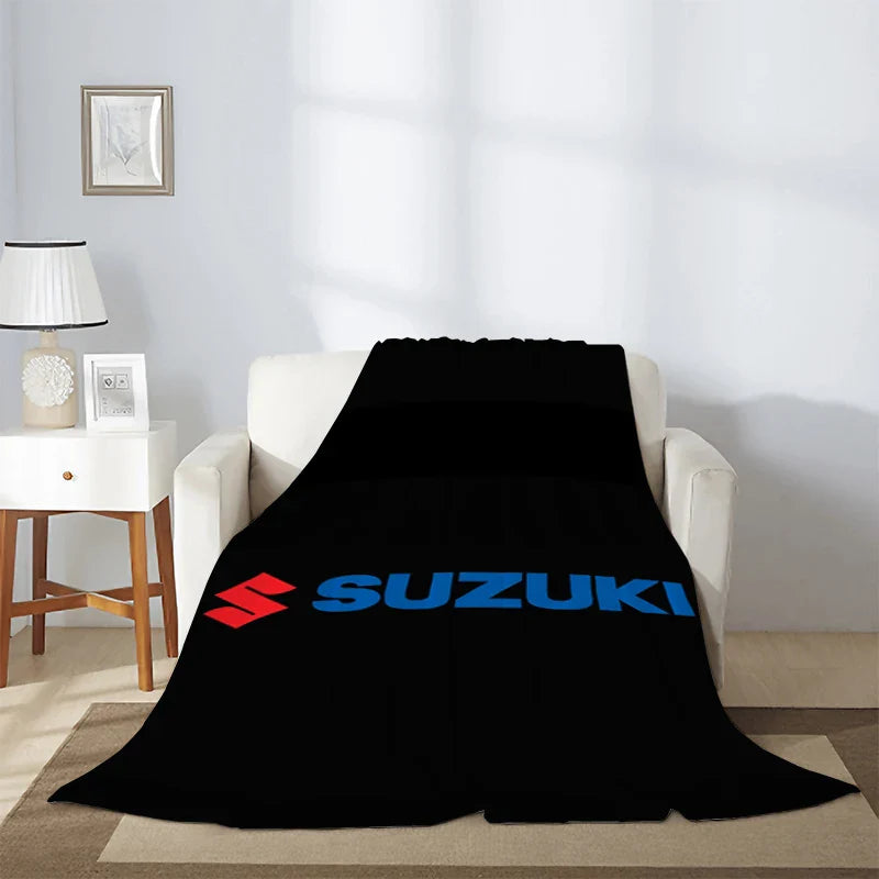 S-Suzuki Blankets for Decorative Sofa Blankets & Throws Child Blanket Summer Comforter Furry Throw Bed Double Fluffy Soft Custom