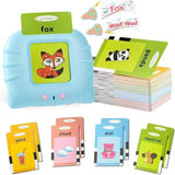 Talking Flash Cards Early Educational Toys Baby Boys Girls Preschool Learning Reading Machine Interactive Gift for Kids