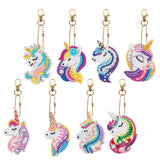 Disney animal key DIY Diamond Painting Keychain Embroidery Keychain DIY Cartoon Frozen Point Drill Pendant Gift