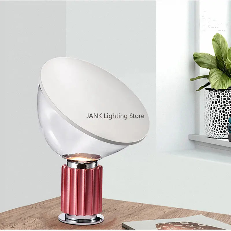 Italy flos Radar table lamp Aluminum Glass Shade LED Desk Light For bedroom bedside Study living room High-end decor lighting