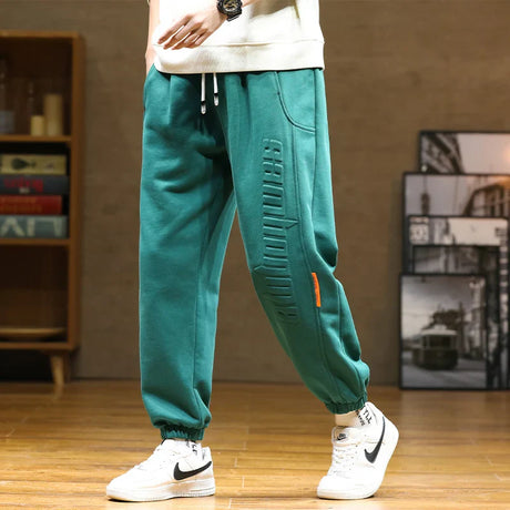 2022 New Men's Sweatpants Baggy Joggers Fashion Letter Hip Hop Streetwear Harem Pant Men Casual Cotton Loose Trousers 8XL