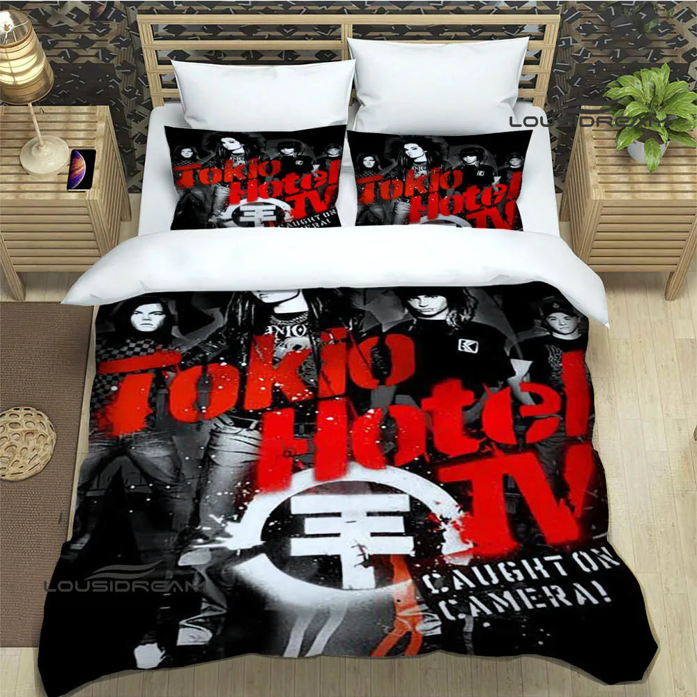 Tokio Hotel band printed Bedding Sets exquisite bed supplies set duvet cover bed comforter set bedding set luxury birthday gift