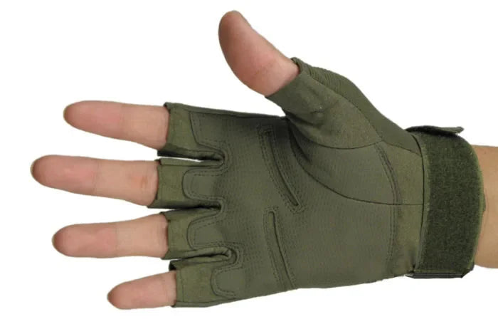 Hell Usa Special Forces Tactical Gloves Slip Outdoor Men Fighting Half- Finger