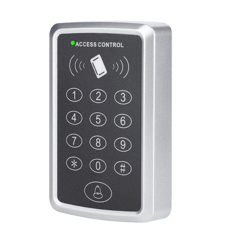 RFID Keyboard for Access Control System Waterproof Keypad Cover Outdoor 10pcs EM4100/TK4100 Keyfobs Door Opener for Lock System