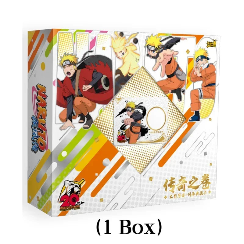 Original Naruto Collection Cards Full Set Booster Box Kayou Uzumaki Uchiha Playing Game Cartas Christmas Gift