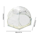 Portable Camping Transparent Tent 5-10 Person Starry Bubble Tent Outdoor Sun Room 360 Degree Panoramic Window Spherical Tents