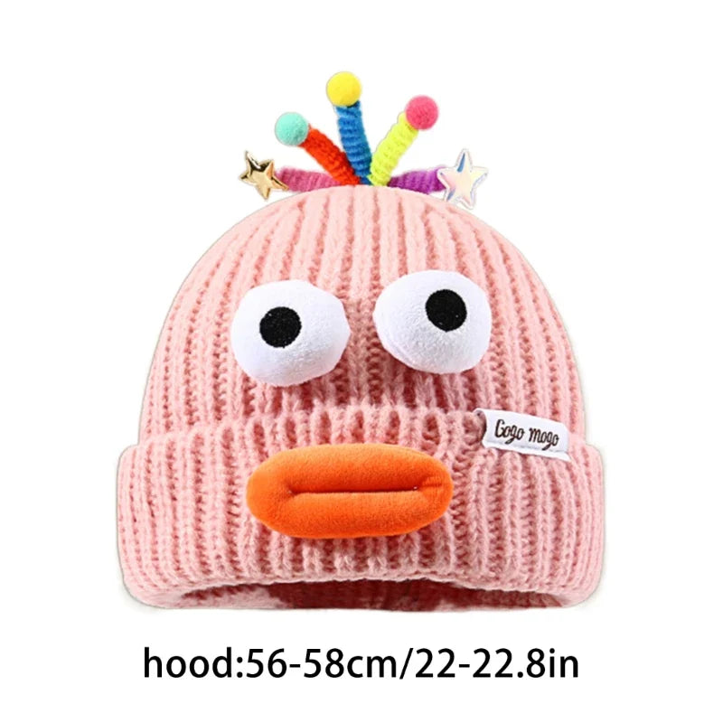 Fun Beanie Hat Slouchy Beanie Adorkable Beanie Funny Clown Halloween Accessories Slouchy Beanies High School Teens Wholesale