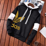 Men's Letter Printed Casual Sweatshirt+Sweatpants 2-Pcs Suit New Windbreak Male Designer Outdoor Sports Warm Outfits Running Set