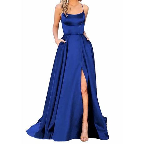 Women Dress Elegant Vintage Ladies Backless Long Dresses Wine Party Prom Wedding Floor Length Evening Dress For Women