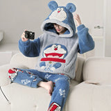 2023 Men Winter Pajamas Sets Coral Fleece Pyjama Cozy Warm Homewear Pijama Hombre Nightwear Suits Sleepwear Large Size Nightgown