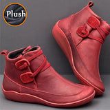 Women Boots Ankle Boots Roman Pointed Casual Booties Spring Autumn Women Boots Ladies Western Stretch Botas Leather