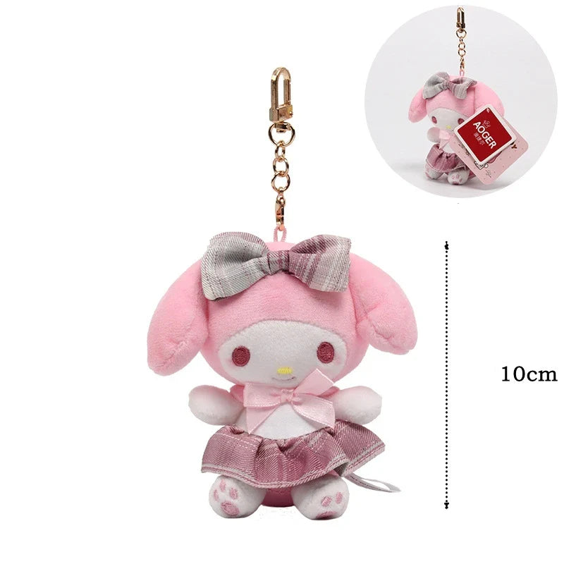 Sanrio Plush Toys Fantasy Cinnamoroll Kuromi Pendant Bag Accessories Keychain Bag Car Pendant Valentine's Day Gift