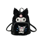 Sanrio Anime My Melody Kuromi Cinnamoroll Hello Kitty Pom Pom Purin Pochacco Plush Bag Plush Backpacks For Children Kawaii Toys