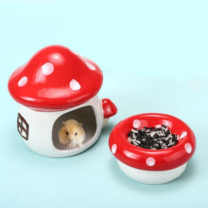 New 2024 hamster cage rabbits small pets houses and habitats ceramics pets products for guinea pig accessories rat pet supplies