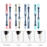 St Penpps 3059 Fountain Pen Piston Plastic Ink Pen EF/F/M/1.1/1.5/1.9/2.5/2.9mm Nib Business Stationery Office School Supplies