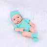 20CM Reborn Baby Doll Toddler Real Soft Touch Mini Soft and Full Body Silicone Reborn Toddler Doll lifelike Newborn Doll Toys