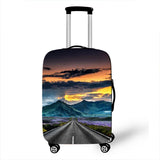 New Holiday style Print Luggage Cover for Travel Suitcase Protector Fits 18 ~32 Inch Zipper Elastic Suitcase cover