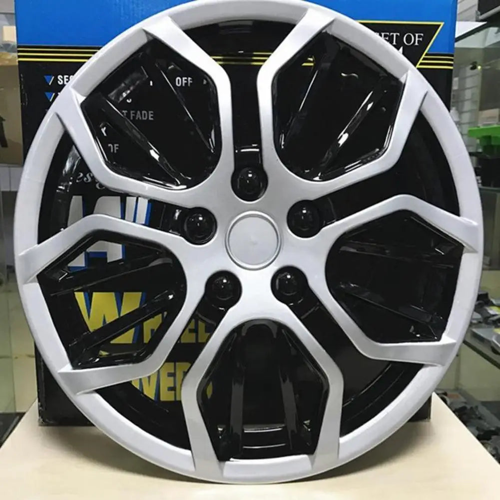 15 Inch Universal Car Wheel Cover Silver Black Wheel Car Modification Parts Cover Wheel Car J7B9