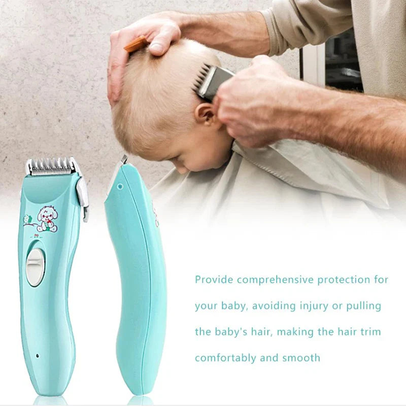 Baby Hair Trimmer Electric Hair Clipper USB Baby Shaver Cutting Baby Care Cutting Remover Rechargeable Quietkids Hair Cutting