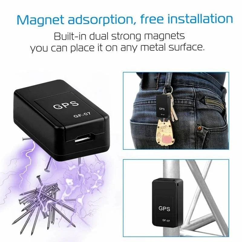 GF-07 Mini GPS Tracker Magnetic Mount Car Motorcycle Real Time Tracking Anti-lost Locator SIM Positioner Auto Accessories