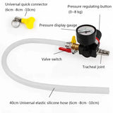 Universal Car Cooling System Water Tank Leakage Detector Radiator Pressure Tester Gauge Automotive Inspection Tools