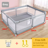 7 Optional Sizes Large Children's Playpen with Foam Protector Baby Safety Fence Kids Ball Pit Playpen for Babies Baby Playground