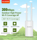 Comfast 300M/1200M Outdoor Access Point Wireless WiFi Extender 2.4G/5GHz AC1200 Wide-Area Router WiFi Antenns Street Reapter AP