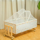 Baby Cradle Bed Mesh Mosquito Nets Foldable Summer Universal Baby Arched Mosquitos Nets Portable Crib Netting For Infant Toddler