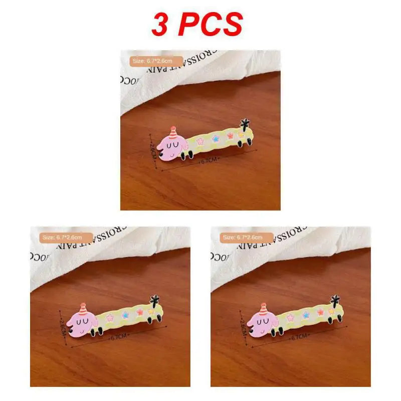 1/3/5PCS Duckbill Clip Lovely Eye-catching Short Hair Children's Cute Hair Accessories Cartoon Hairpin Hair Accessories Popular