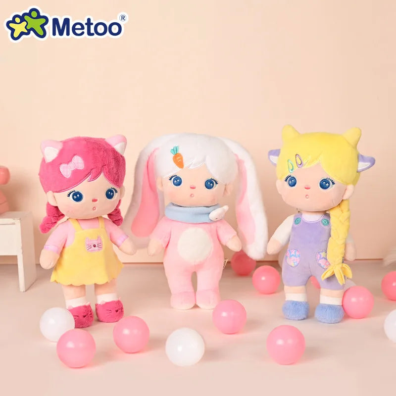 Metoo Doll Original New Style Plush Figure Toys Dinosaur Plush Dolls Bear Cute Girl Kid Toys Christmas Birthday Gift