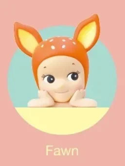 Sonny Angel Blind Box Animal Hippers Series Mystery Box Kwaii Supporting Cheek Baby Figure Children's Toys Gifts Phone Decor Gk