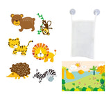 Children Bathroom Stickers Toys Baby Cognitive Soft EVA Animals Sticker Floating Foam Bath Toys for Kids Baby Water Bathtub Toys