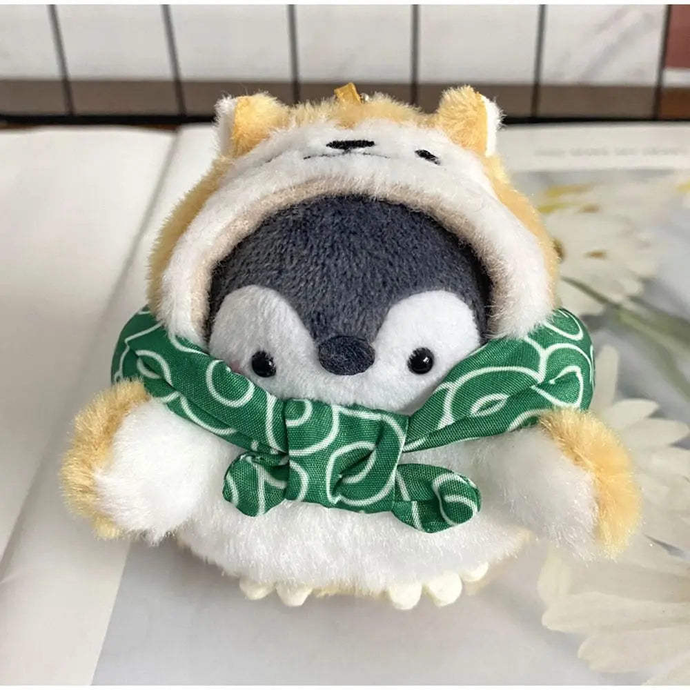 Cartoon Penguin Plush Doll Keychain Cute Penguin Plush Key Ring School Bag Keychain Creative Toy Key Pendant