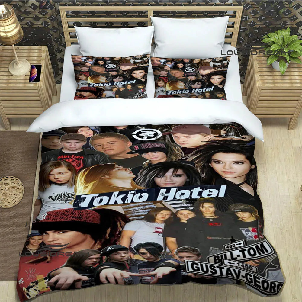 Tokio Hotel band printed Bedding Sets exquisite bed supplies set duvet cover bed comforter set bedding set luxury birthday gift