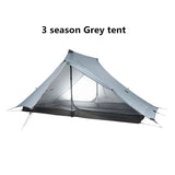 FLAME'S CREED Lanshan 2 Pro Just 915 Grams 2 Side 20D Silnylon LightWeight 2 Person 3 And 4 Season Backpacking Camping Tent