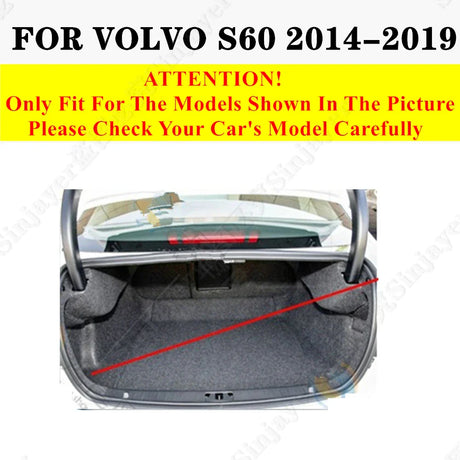 SJ Custom Car Trunk Mat AUTO Tail Boot Tray Liner Cargo Carpet Pad Fit For VOLVO XC60 XC90 XC40 C30 C40 S60  S80 S90 V40 06-2024