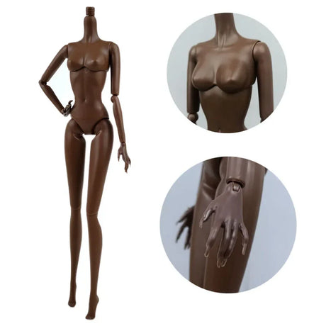 High Quality Kids Toy 1/6 11 Jointed DIY Movable Nude Naked White Doll Body For 11.5" Doll House DIY Body Doll Accessories Gifts