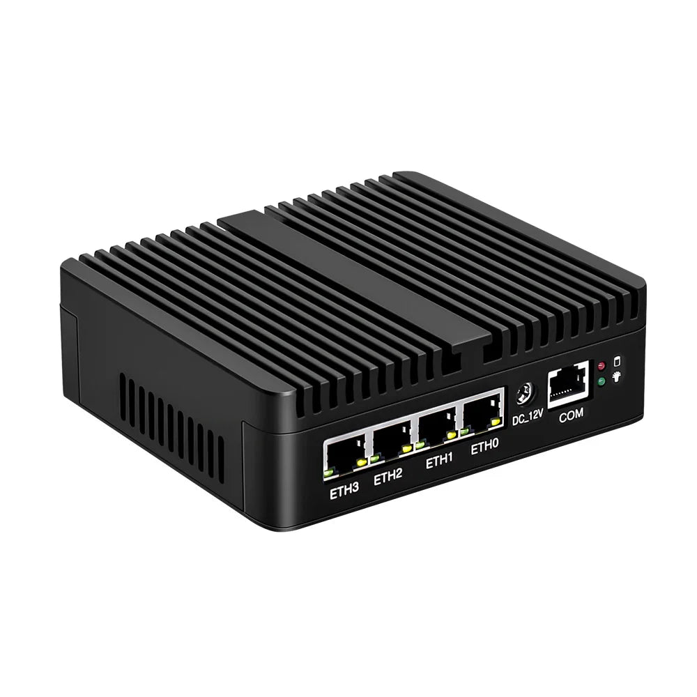 Pfsense box Celeron N5105 N5100 Barebone Mini Pc With 4x Intel i225-V B3 2.5G LAN HDMI2.0 DP AES-NI OPNsense ESXi Home Network