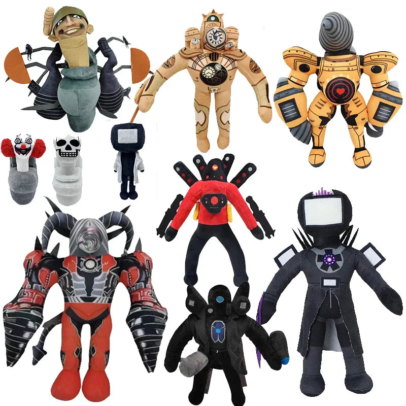 64style Skibidi Toilet Plush Toys Soft Toy Cameraman TV Man Skibidi Dop Dop Yes Yes Titans Camcordeman Speakerman Speaker Man Do