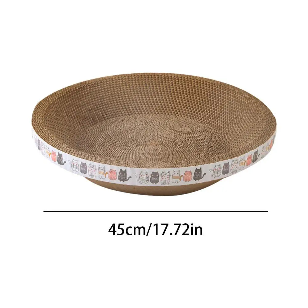 Cat Scratcher Bowl Bed Heavy Duty Cat Scratcher Bed Cat Scratcher Toy For Grinding Claw Furniture Protector To Protect Sofa