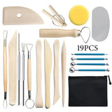 Pottery Clay Sculpting Tools Kit 8-61 Pcs/Set, Ceramic Wax Clays Carving Tools for Art Craft Pottery Sculpting Modeling Tool Set