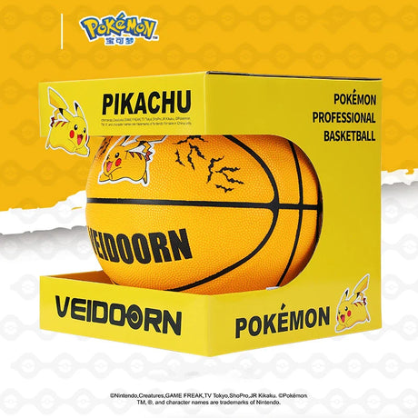 Pokemon Kawaii Anime Figure Pikachu Elf Ball Basketball 7th Basketball Animation Derivatives Children's Holiday Xmas Gifts Toy