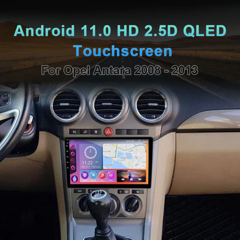 QSZN For Opel Antara 2008-2013 Car Player Stereo Radio Multimedia Navigation Carplay Intelligent System Bluetooth Android 13