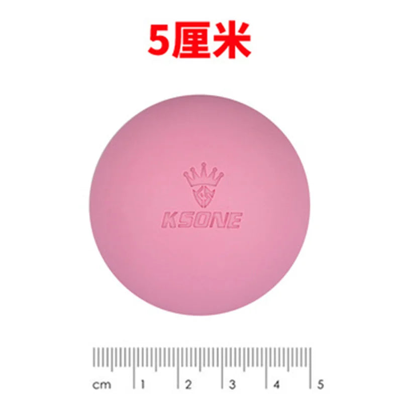 Rubber Fascia Massage Ball Yoga Fitness Muscle Relaxation Pain Relief Lacrosse Massage Ball Portable Physiotherapy Ball