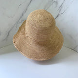 Female Natural Lafite Grass Boater Fresh Classical Brand Straw Woven Fisherman Hat Summer Outing Sunscreen Raffia Bucket Hat