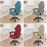 1 Set Spandex Office Chair Cover Elastic Gaming Chair Covers Jacquard Computer Chairs Slipcover Seat Case for Armchair Protector