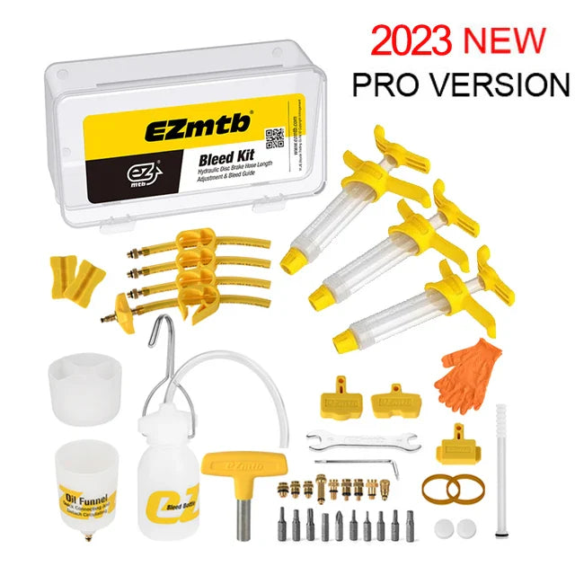 2023 Ezmtb PRO Bicycle Hydraulic Disc Brake Oil Bleed Kit Tools For,SHIMANO,MAGURA,SRAM,XTECH,ZOOM,Road Bike Brake Repair Tool